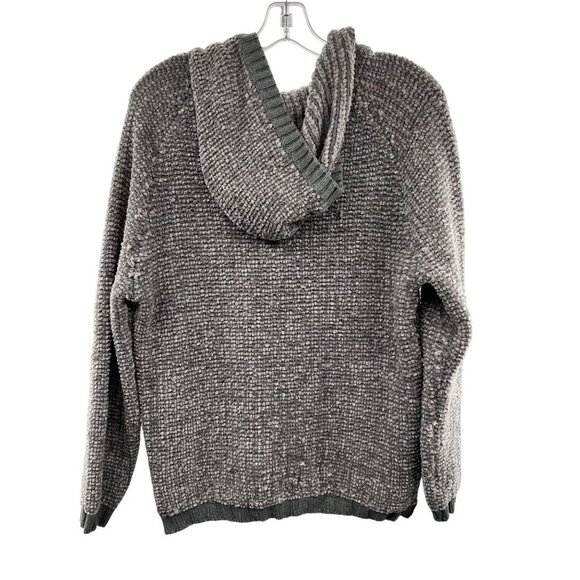 Carbon 2 Cobalt Women's Textured Hoodie 1/4 Zip Gray Size Medium - Picture 7 of 8